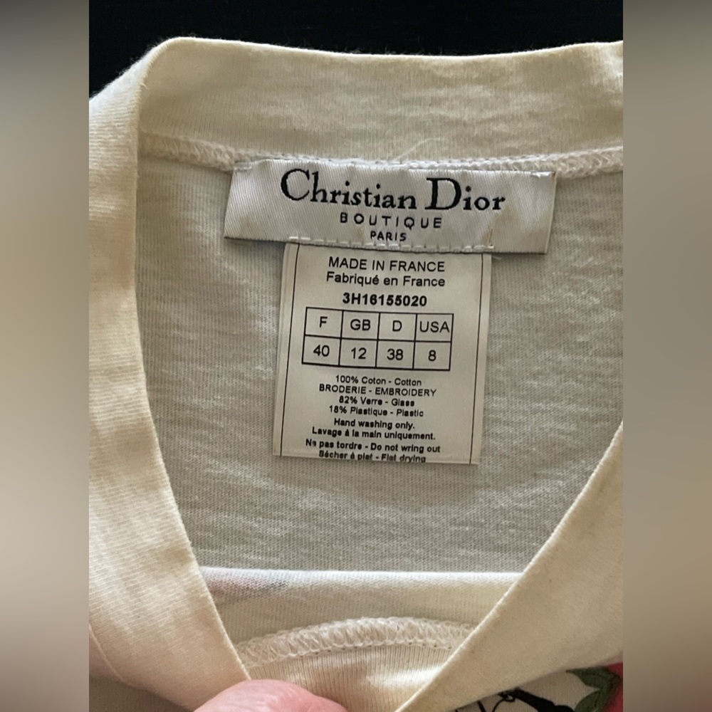 VINTAGE J’adore DIOR couture RARE TOP - Picture 4 of 9